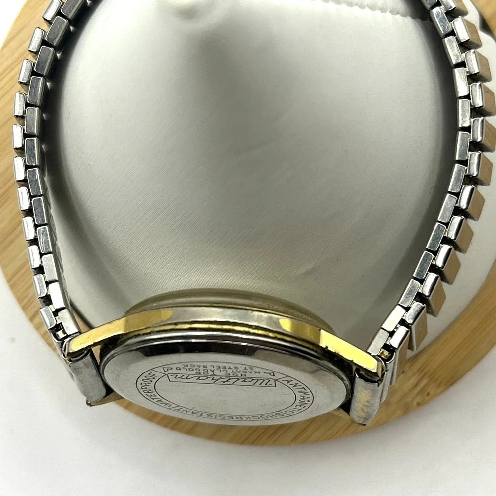 Vintage Waltham Wristwatch‎ Karat Clad Gold Shock Resistant Men's 17 Jewels